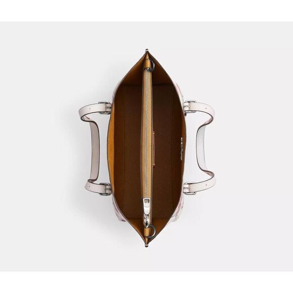 NWT COACH CY695 Mollie Tote Bag 25 With Cherry Print Leather - Picture 9 of 12